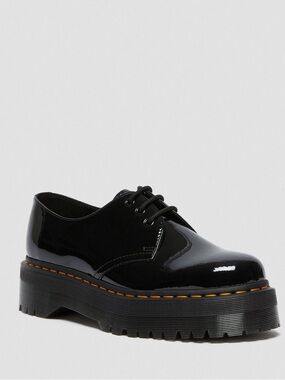 Dr. Martens 1461 Patent Leather Platform Oxford Shoes Unisex | As New
